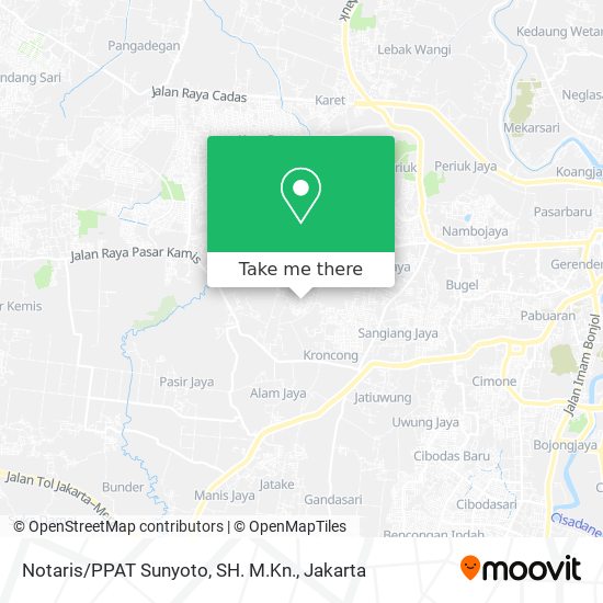 Notaris / PPAT Sunyoto, SH. M.Kn. map