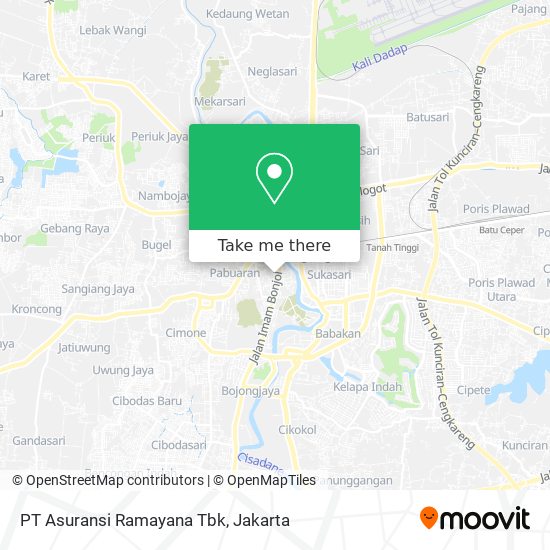 PT Asuransi Ramayana Tbk map