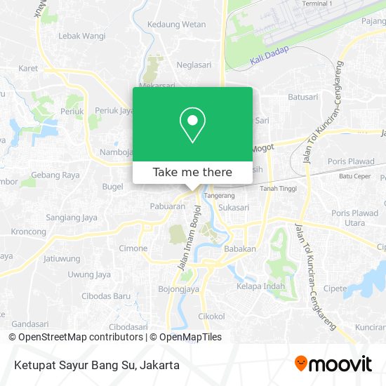 Ketupat Sayur Bang Su map