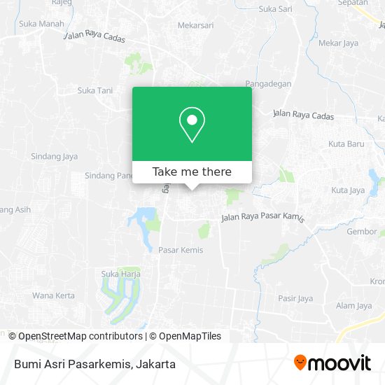 Bumi Asri Pasarkemis map