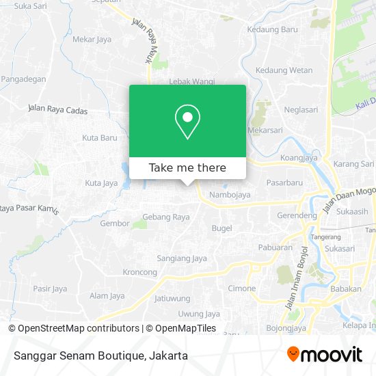 Sanggar Senam Boutique map