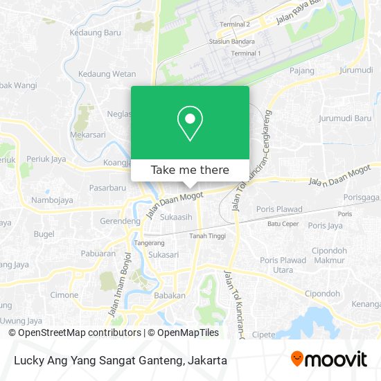 Lucky Ang Yang Sangat Ganteng map