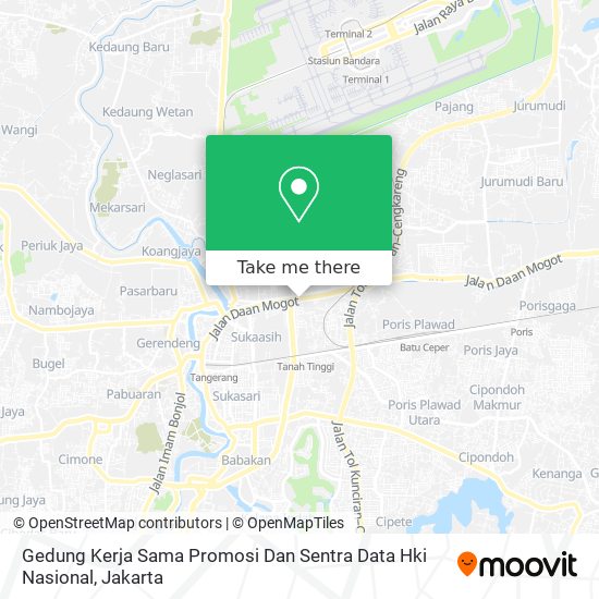 Gedung Kerja Sama Promosi Dan Sentra Data Hki Nasional map