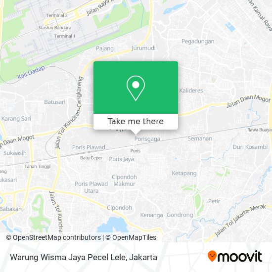 Warung Wisma Jaya Pecel Lele map