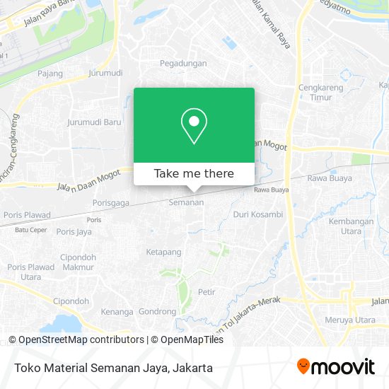 Toko Material Semanan Jaya map