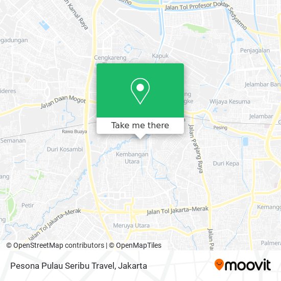 Pesona Pulau Seribu Travel map
