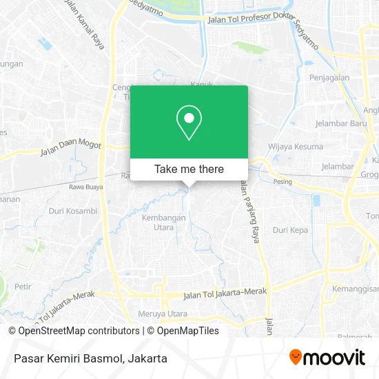 Pasar Kemiri Basmol map