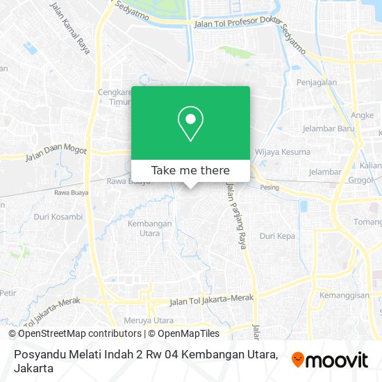 Posyandu Melati Indah 2 Rw 04 Kembangan Utara map