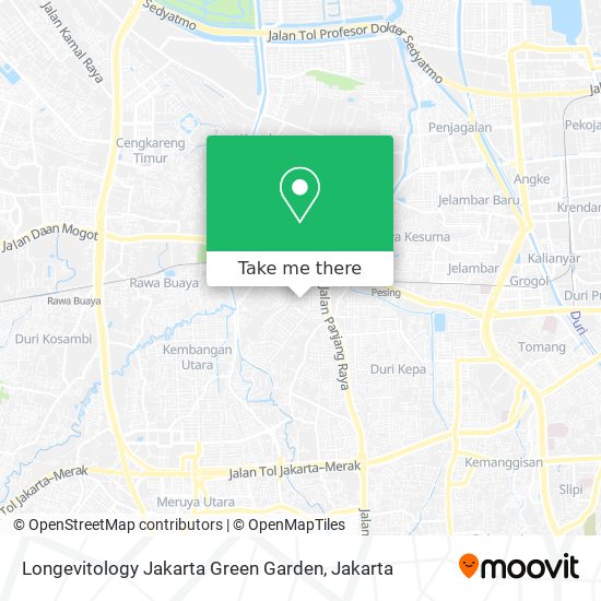 Longevitology Jakarta Green Garden map