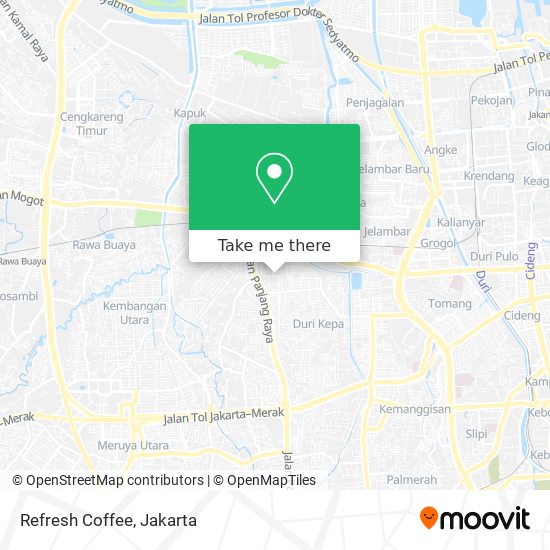 Refresh Coffee map