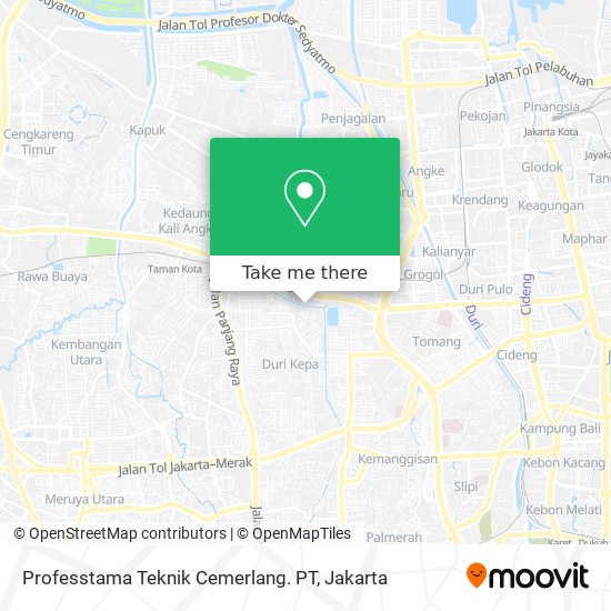 Professtama Teknik Cemerlang. PT map