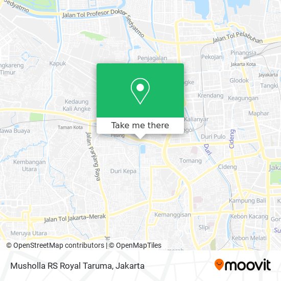 Musholla RS Royal Taruma map