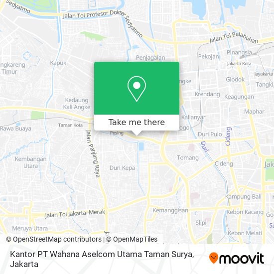 Kantor PT Wahana Aselcom Utama Taman Surya map