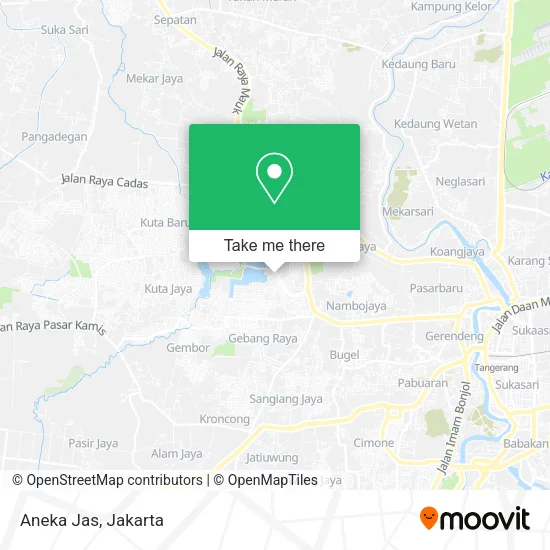 Aneka Jas map