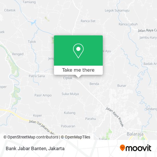 Bank Jabar Banten map