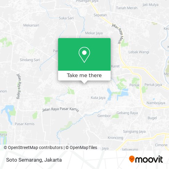 Soto Semarang map