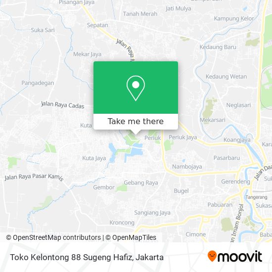 Toko Kelontong 88 Sugeng Hafiz map