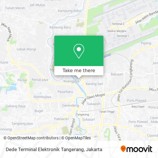 Dede Terminal Elektronik Tangerang map