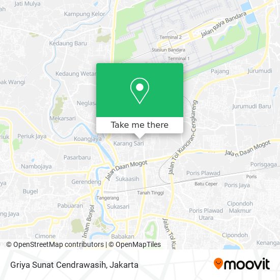 Griya Sunat Cendrawasih map