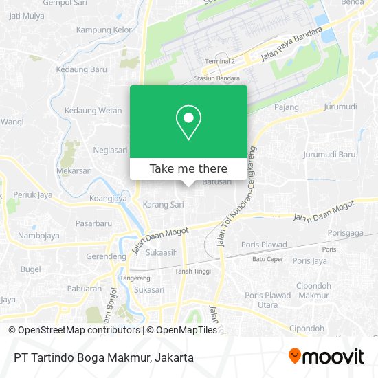 PT Tartindo Boga Makmur map