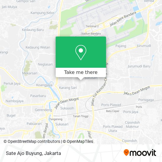 Sate Ajo Buyung map