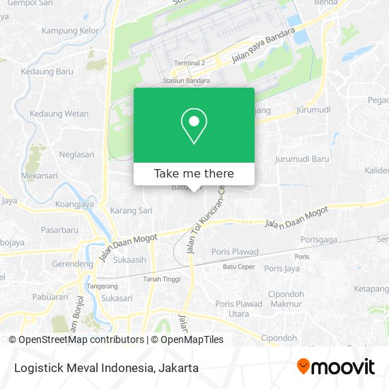 Logistick Meval Indonesia map