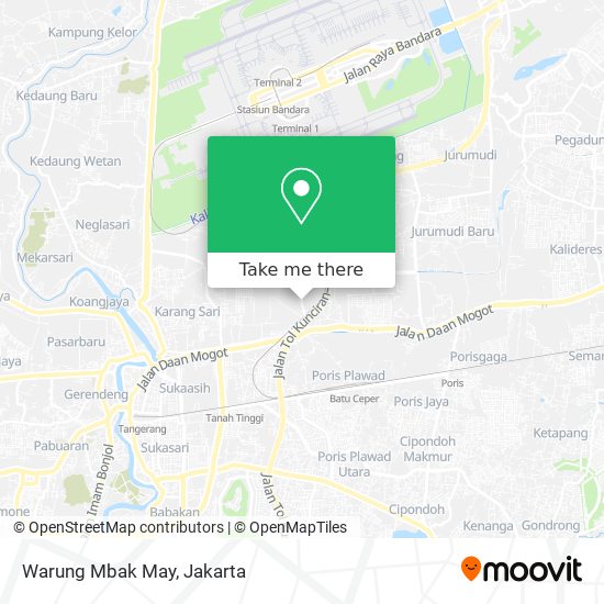 Warung Mbak May map