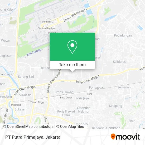 PT Putra Primajaya map