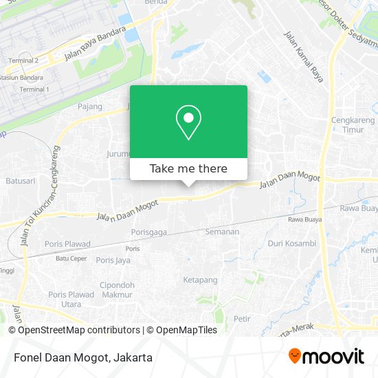 Fonel Daan Mogot map
