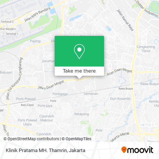 Klinik Pratama MH. Thamrin map