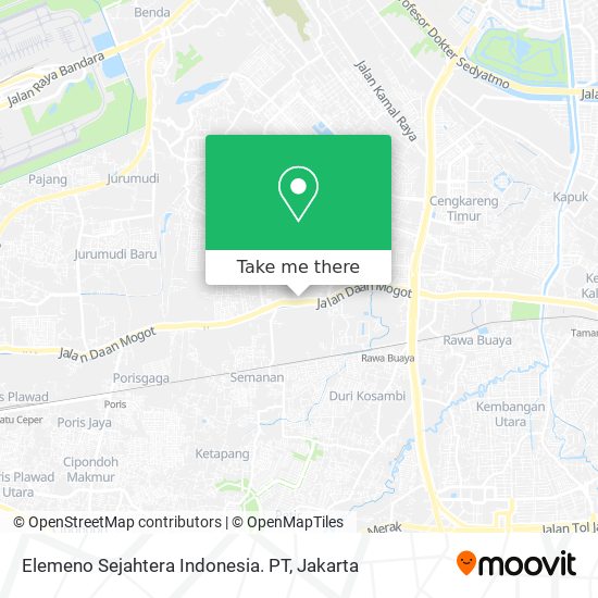 Elemeno Sejahtera Indonesia. PT map