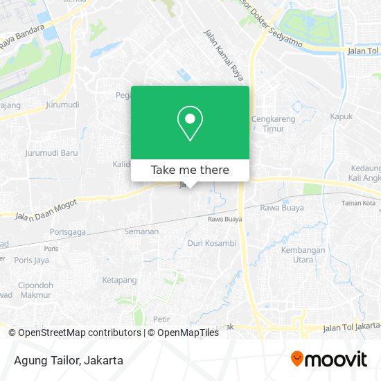 Agung Tailor map