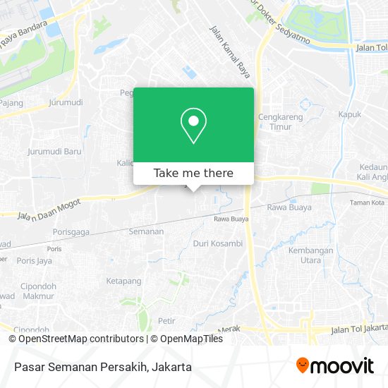 Pasar Semanan Persakih map