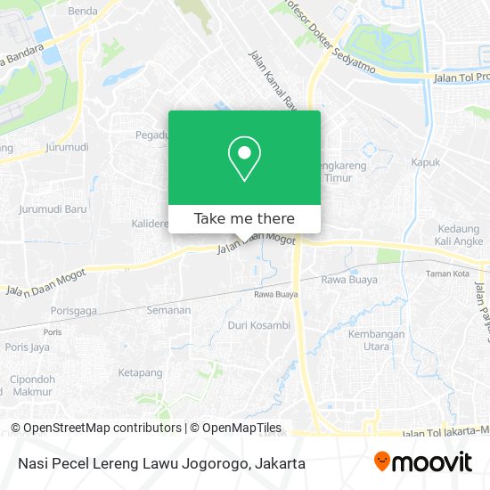 Nasi Pecel Lereng Lawu Jogorogo map