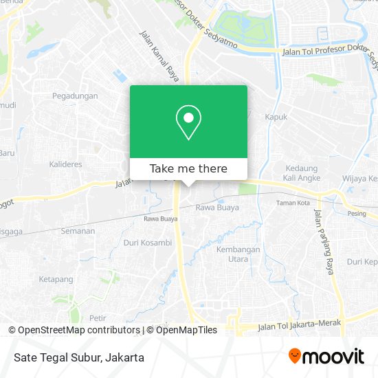 Sate Tegal Subur map