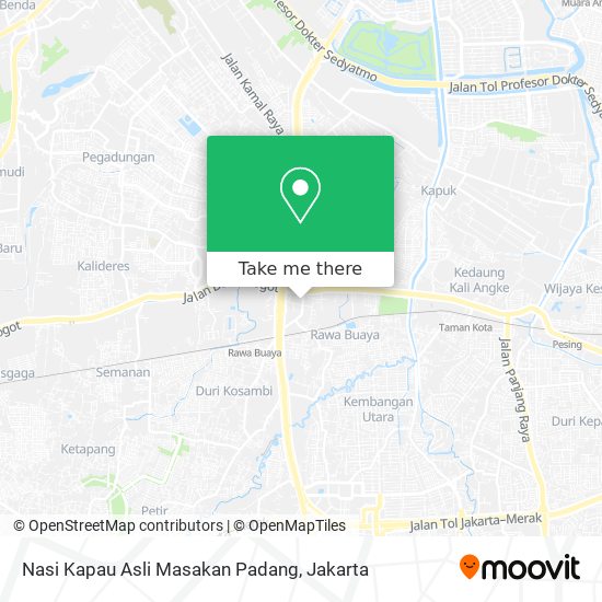 Nasi Kapau Asli Masakan Padang map