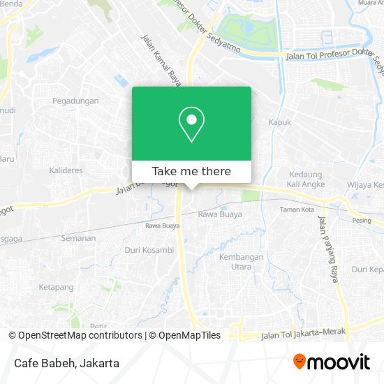 Cafe Babeh map