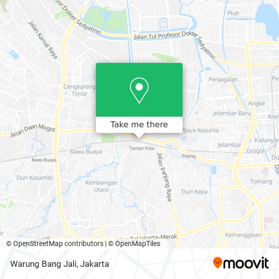 Warung Bang Jali map