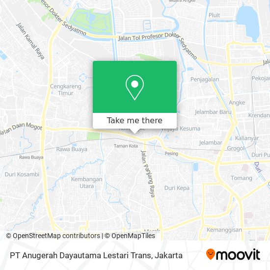 PT Anugerah Dayautama Lestari Trans map