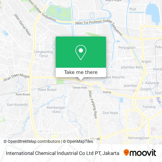 International Chemical Industrial Co Ltd PT map