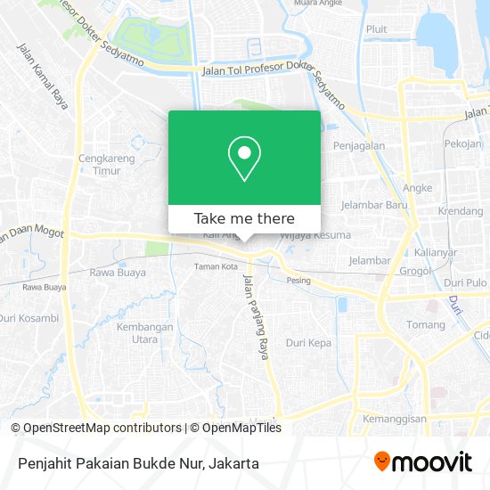 Penjahit Pakaian Bukde Nur map