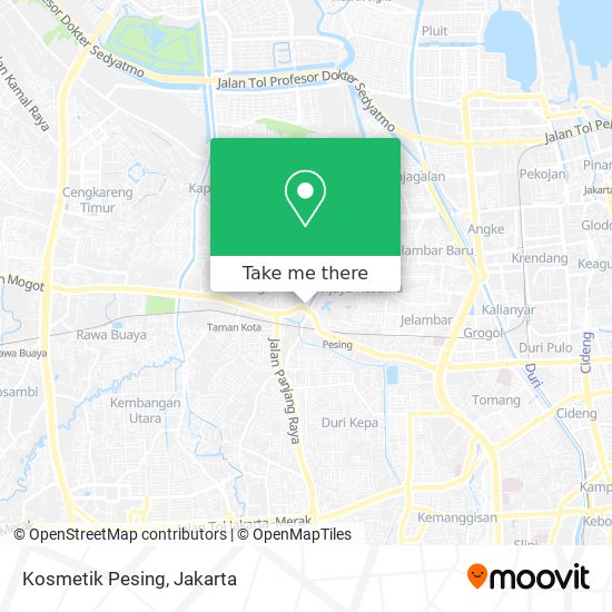 Kosmetik Pesing map