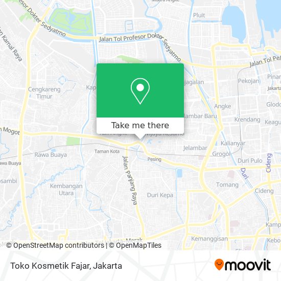 Toko Kosmetik Fajar map