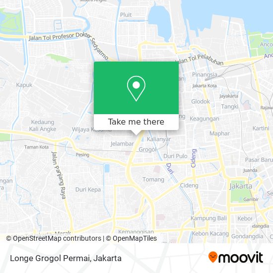 Longe Grogol Permai map