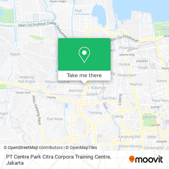 PT Centre Park Citra Corpora Training Centre map