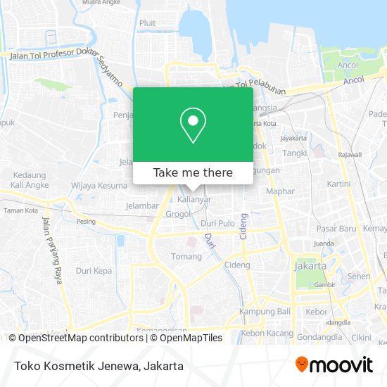 Toko Kosmetik Jenewa map