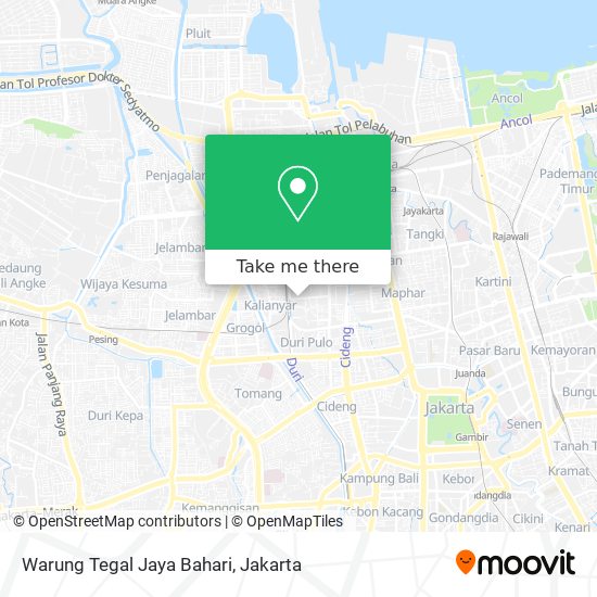 Warung Tegal Jaya Bahari map