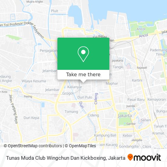 Tunas Muda Club Wingchun Dan Kickboxing map