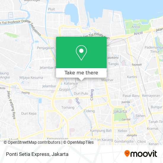 Ponti Setia Express map