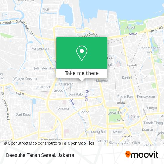 Deesuhe Tanah Sereal map